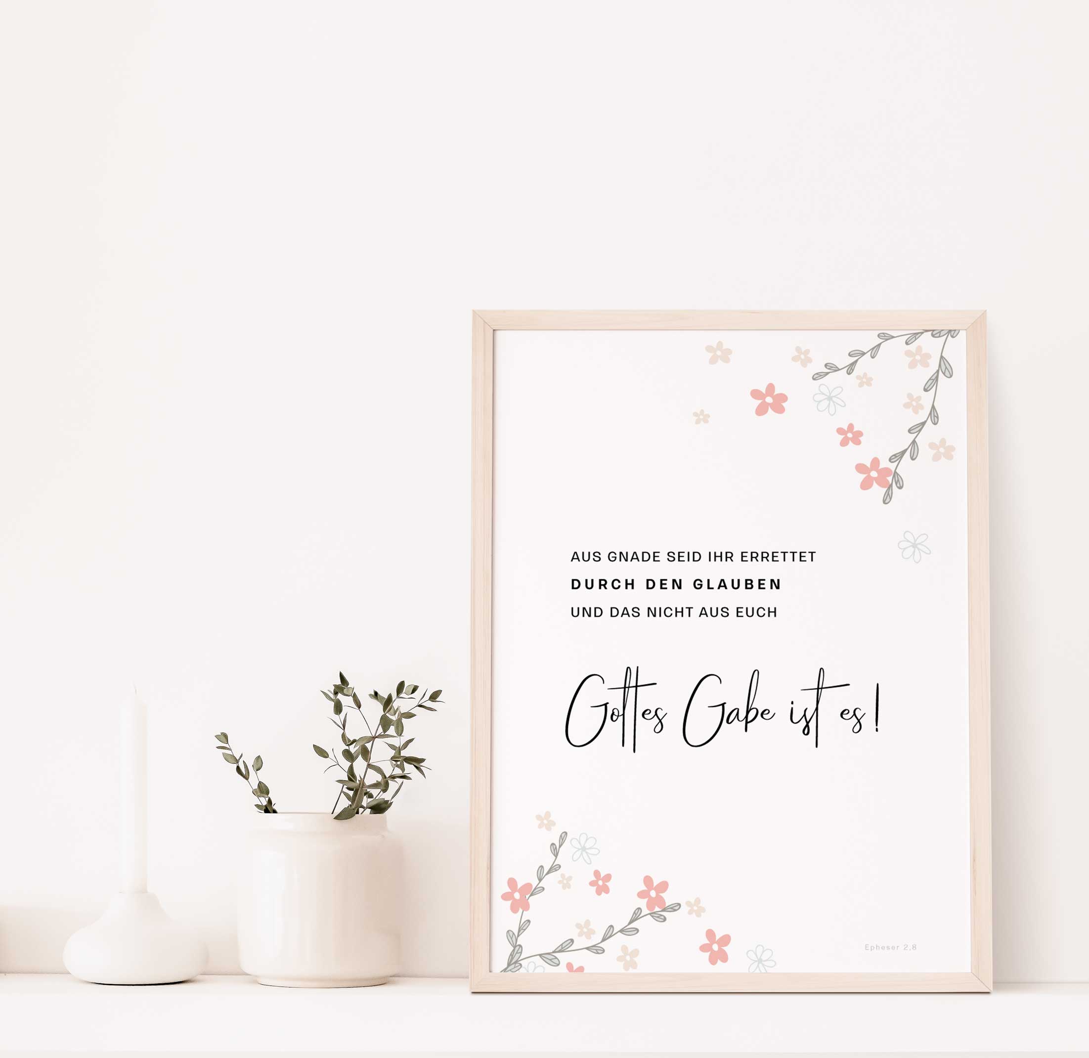 Poster A3 Epheser 2,8