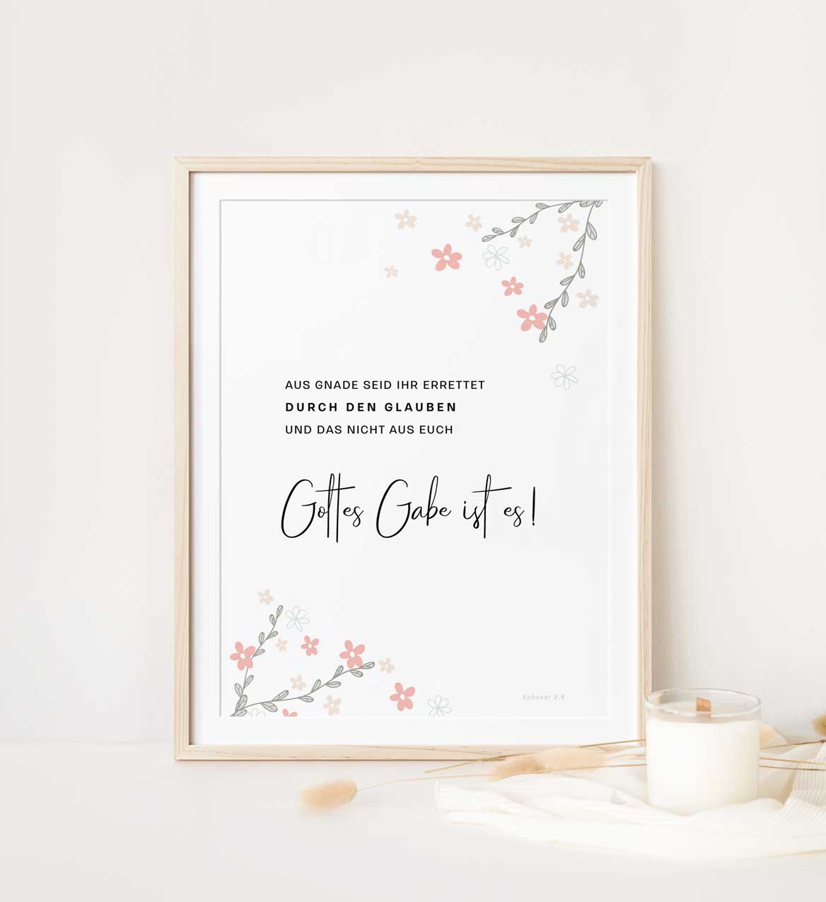 Poster A3 Epheser 2,8