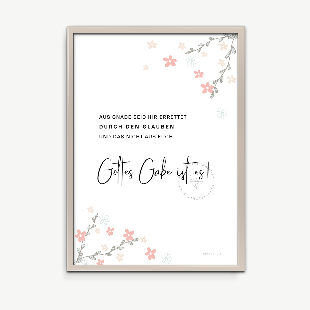 Poster A3 Epheser 2,8