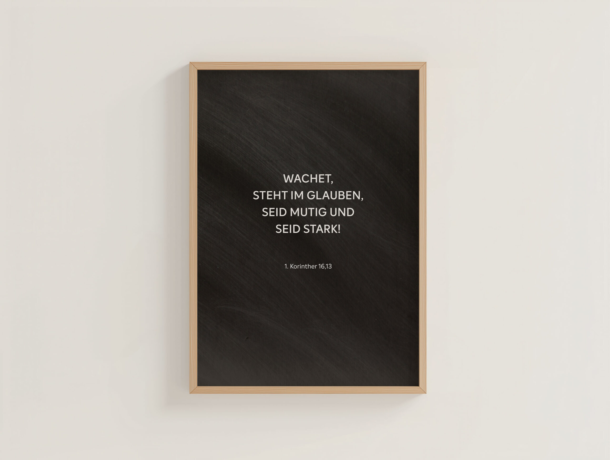 Poster A3 1.Korinther 16,13