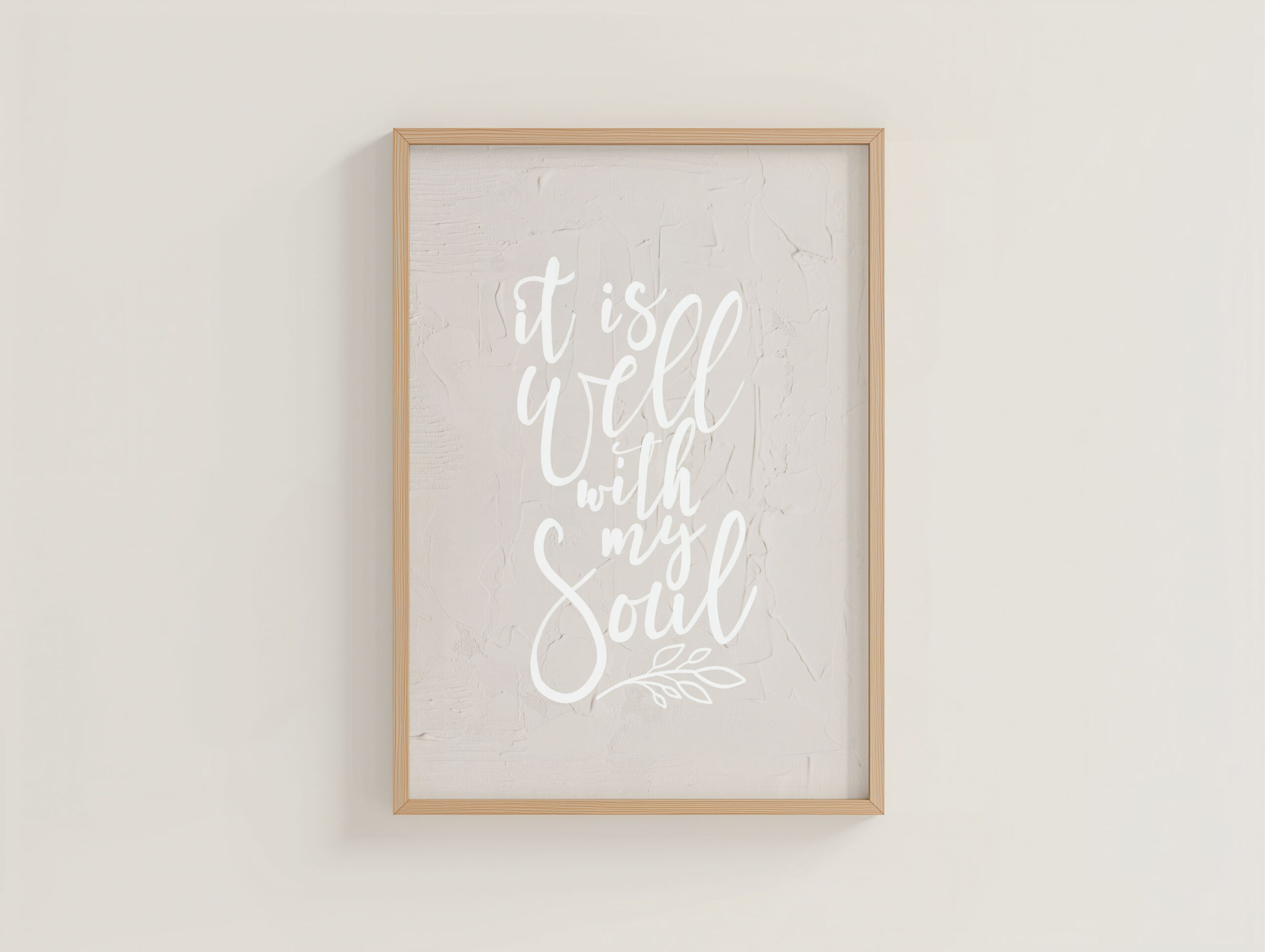 Poster A3 It is well