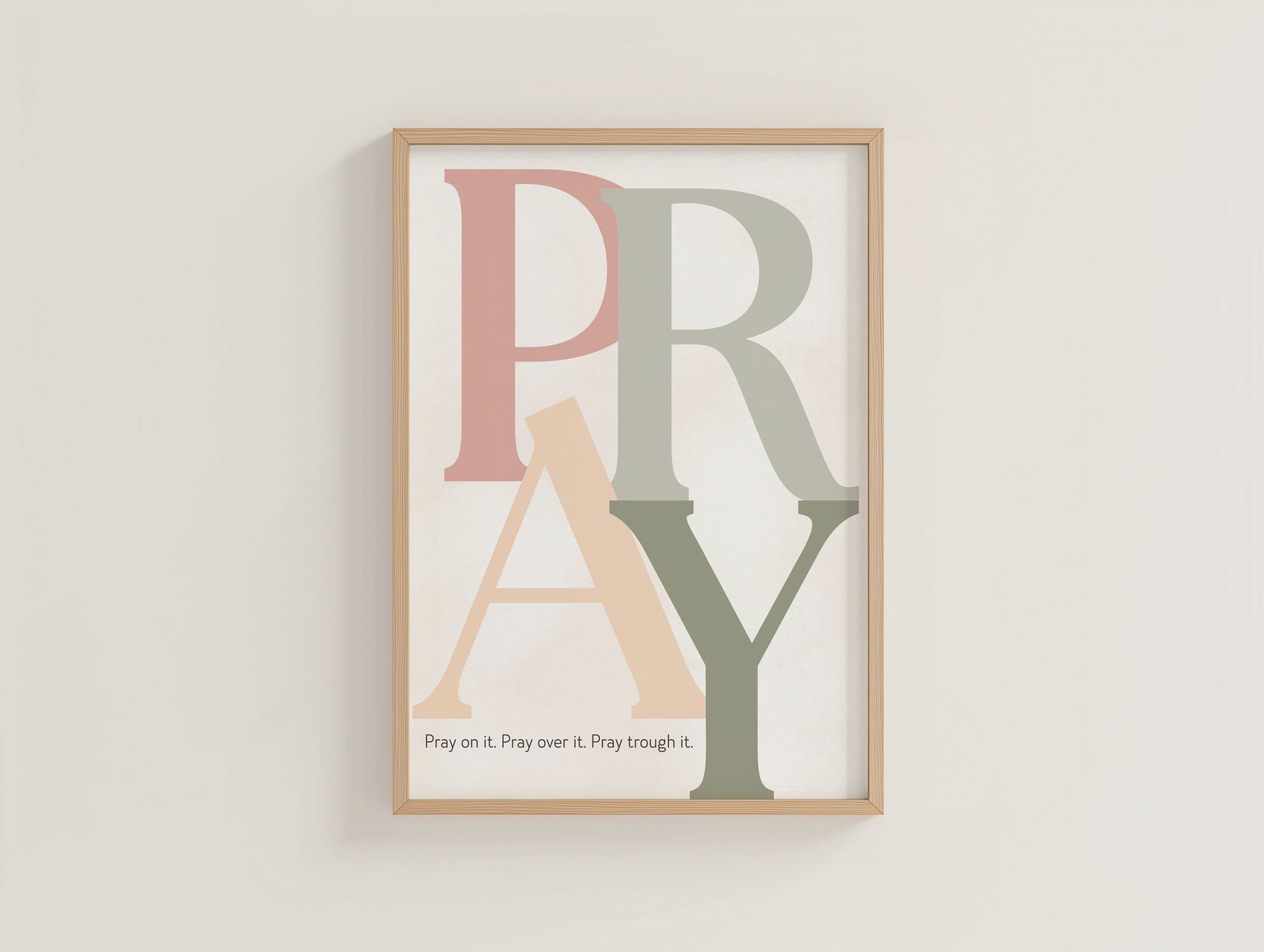 Poster A3 Pray