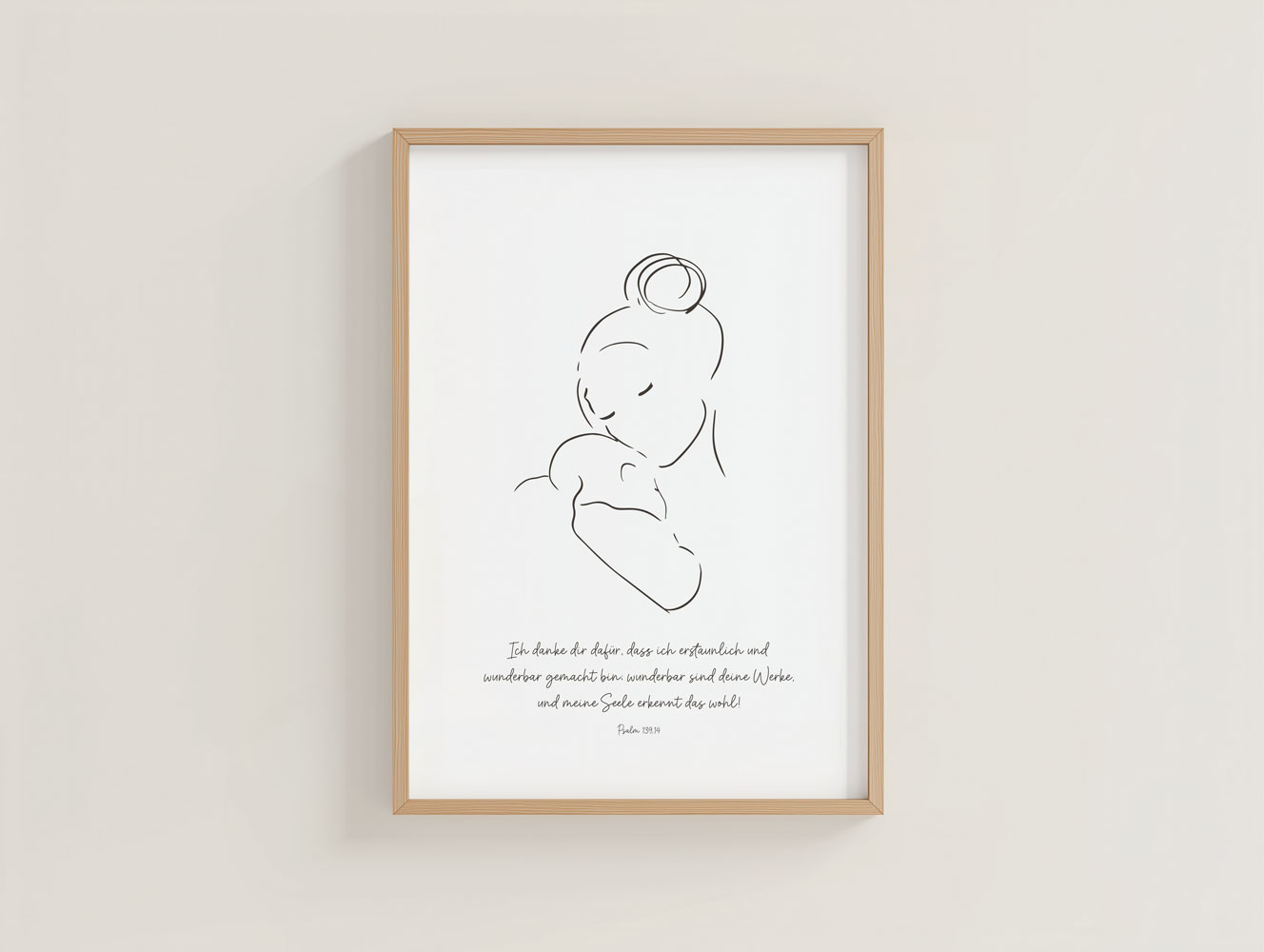 Poster A3 Psalm 139,14