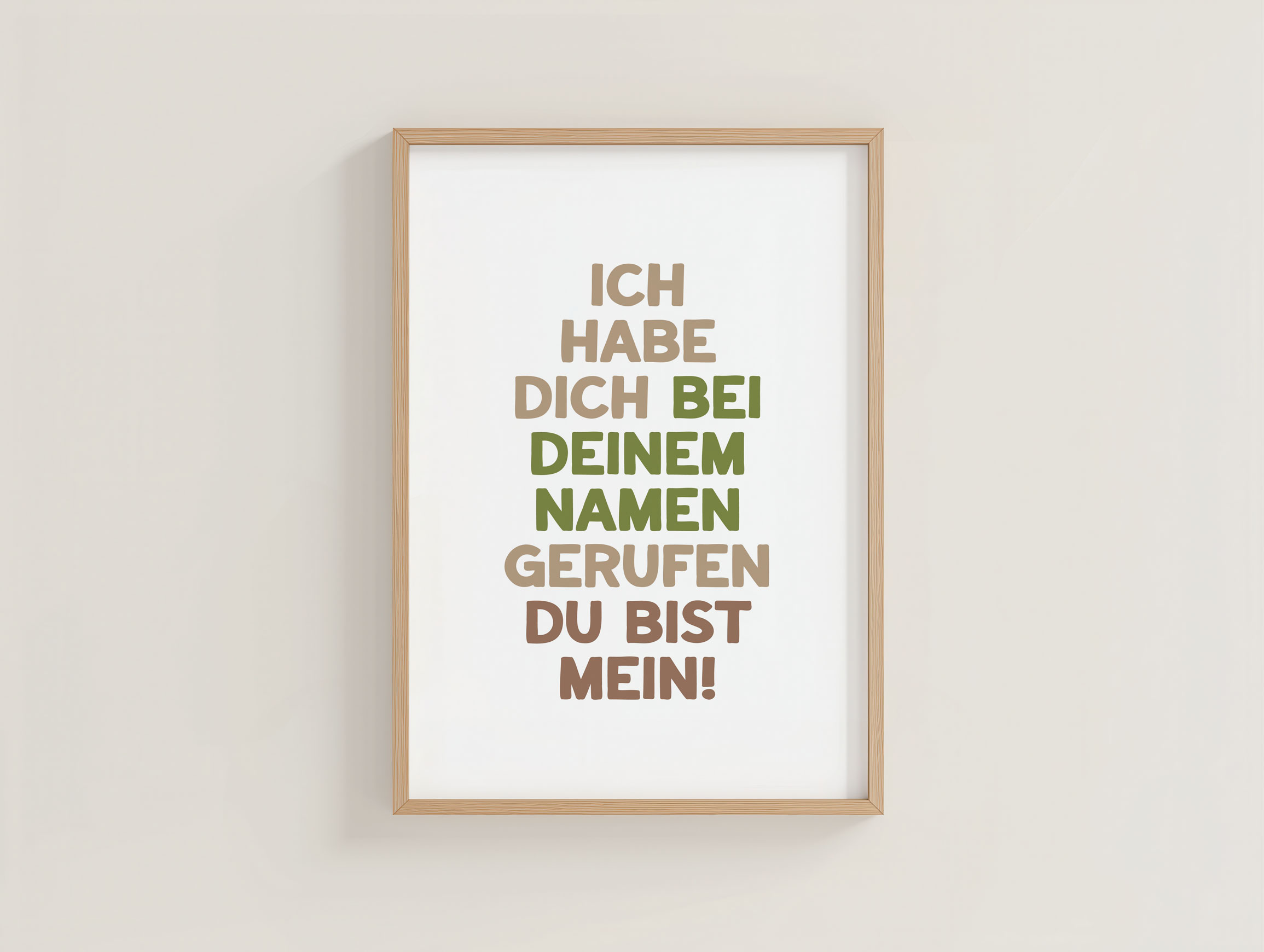 POS A4 Du bist mein