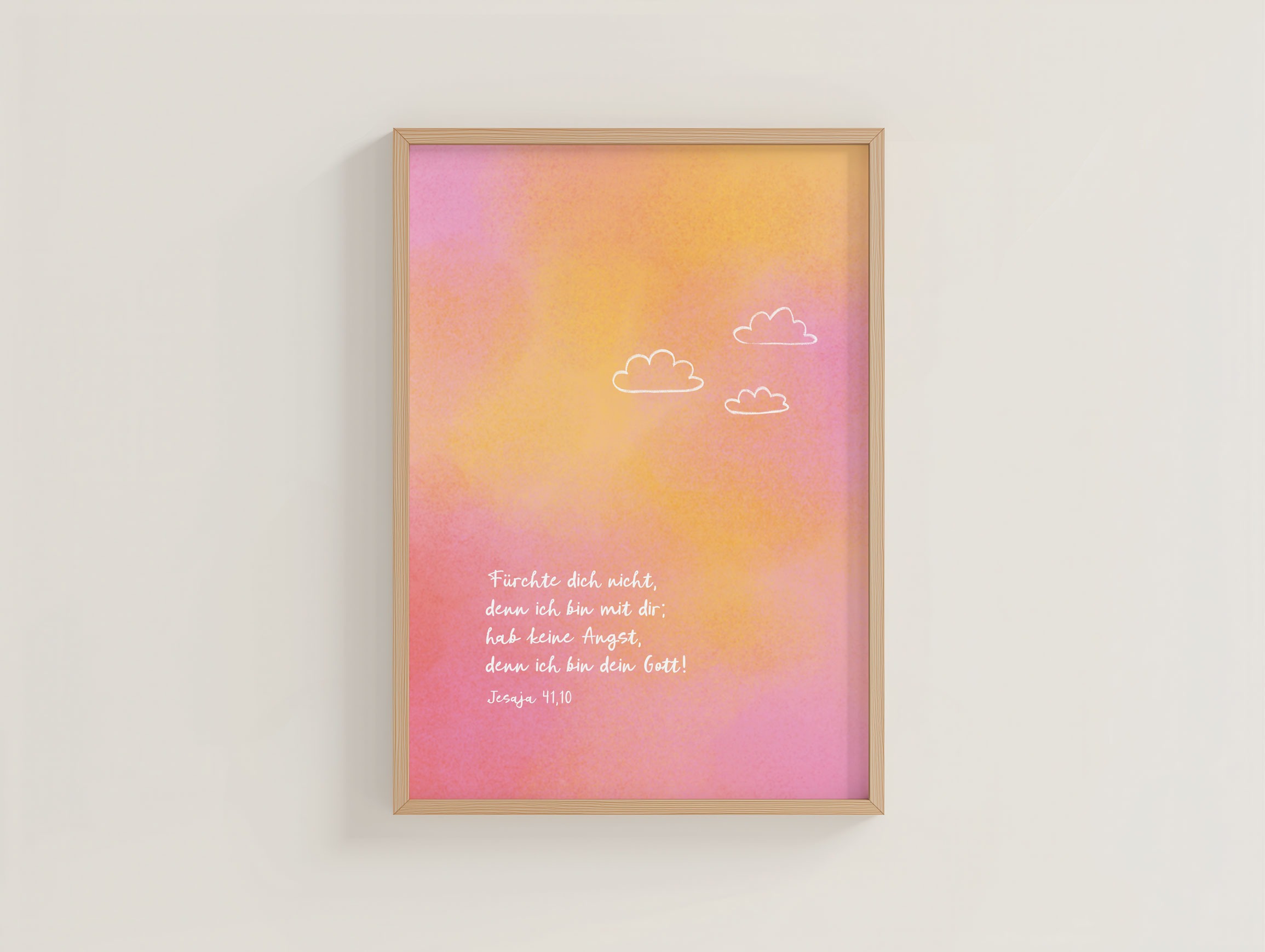 Poster A4 Jesaja 41,10