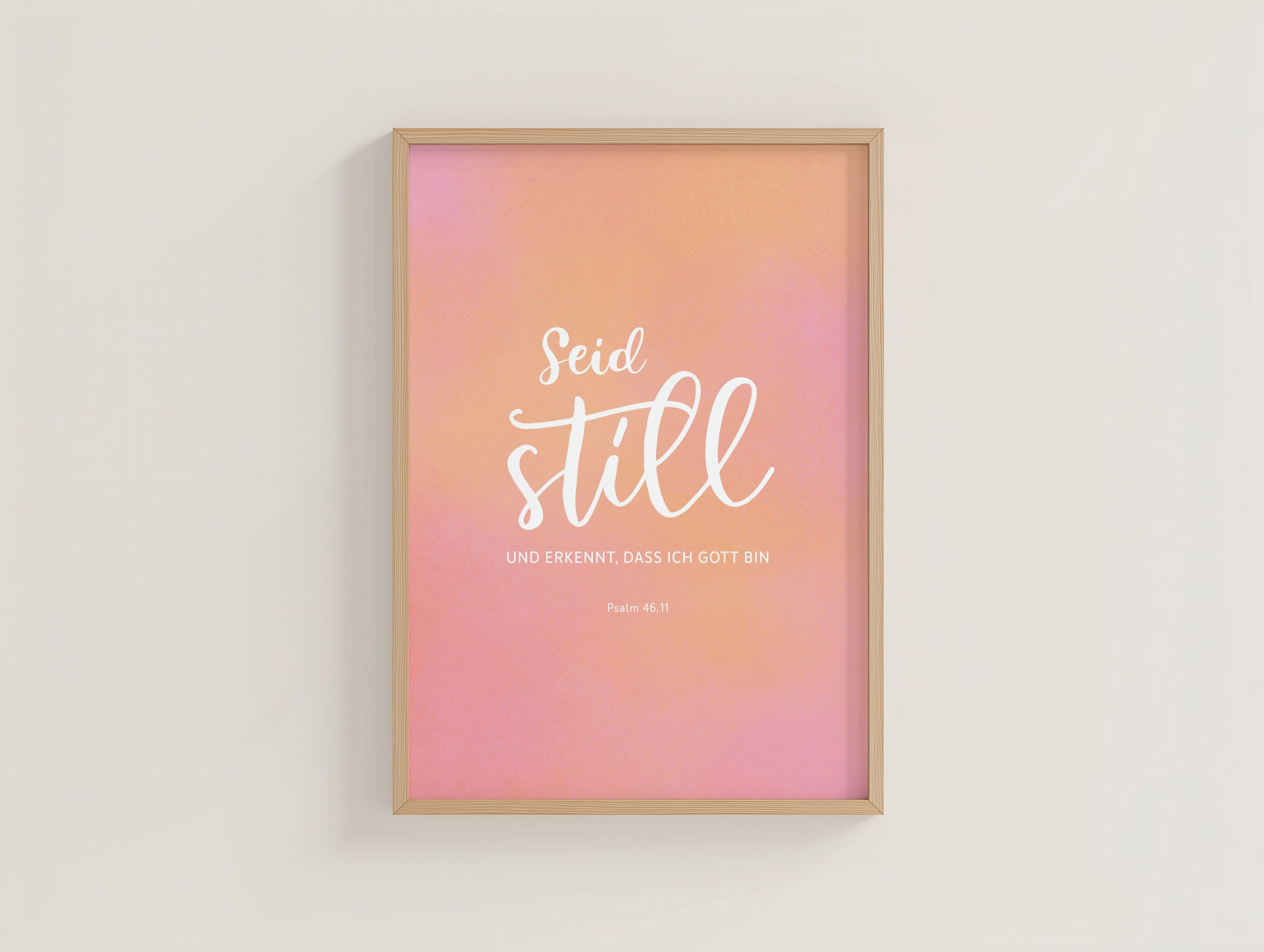 Poster A4 Psalm 46