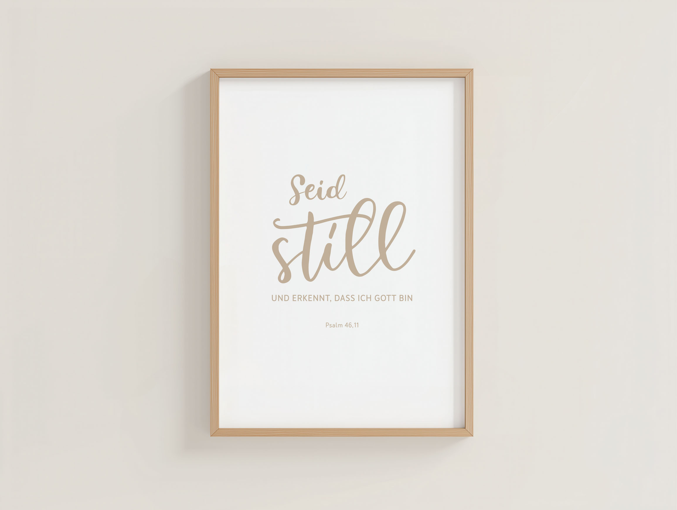 Poster A4 Psalm 46
