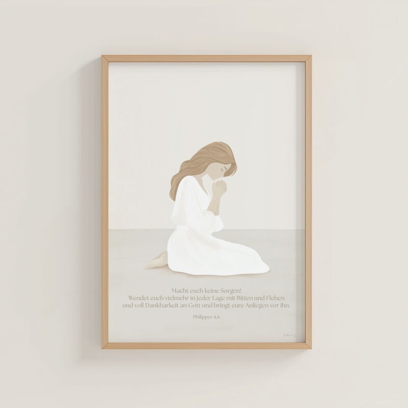 Poster A4 Philipper 4,6