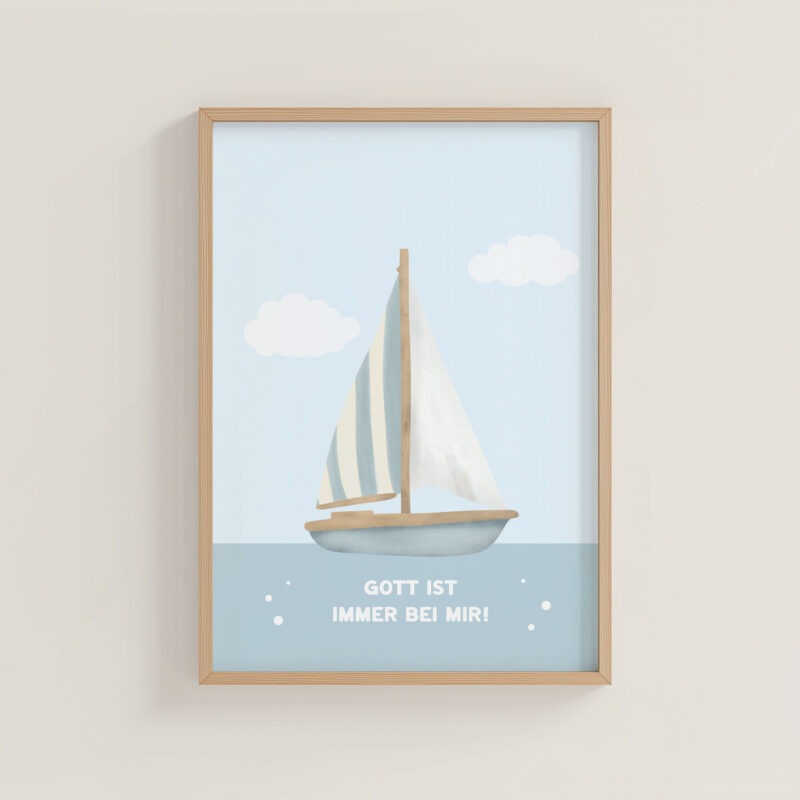Poster A4 Boot