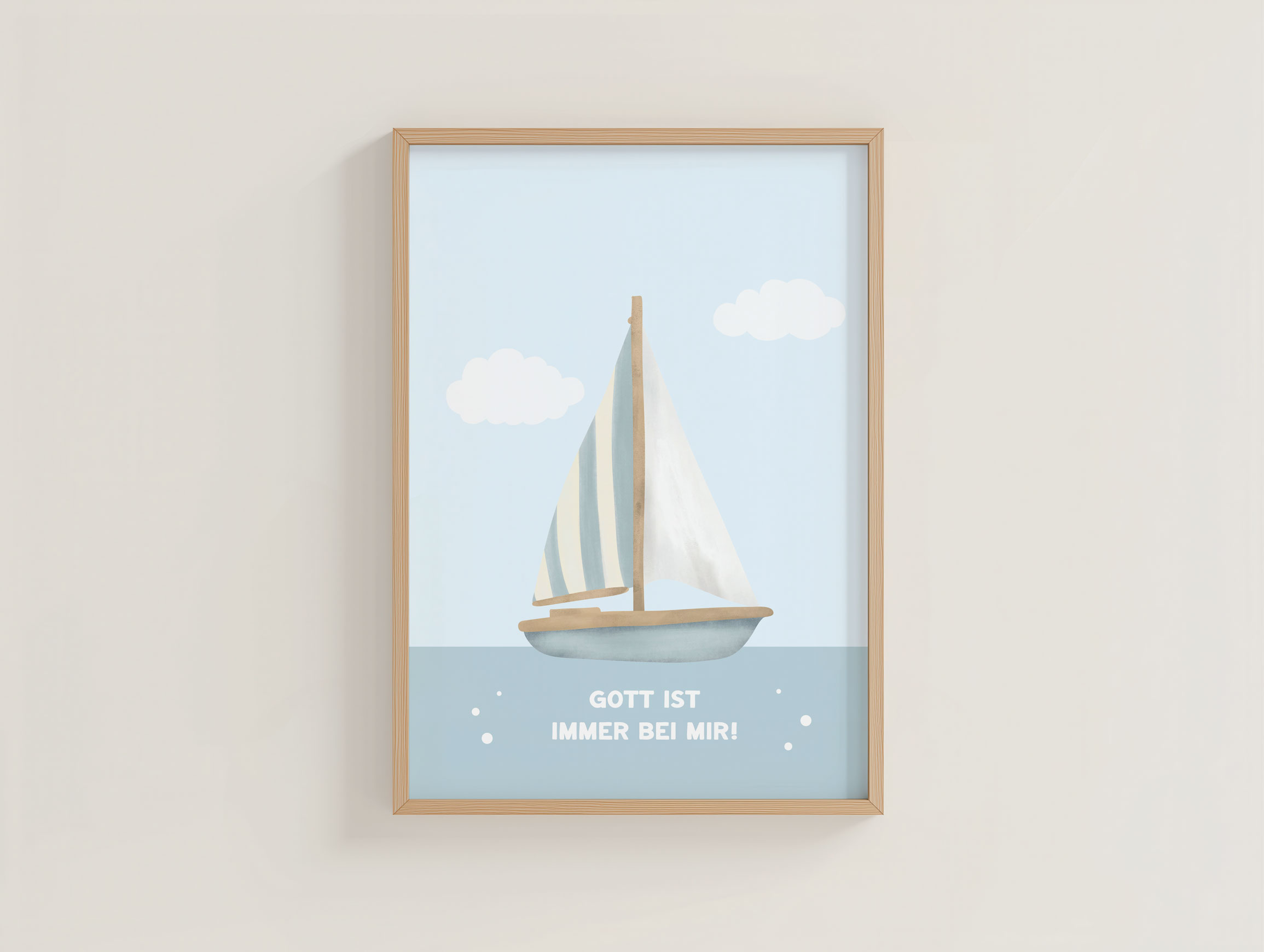 Poster A4 Boot